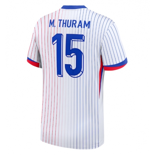 Francia Marcus Thuram #15 Maglia Gara Trasferta Repliche Europei 2024 Francia Marcus Thuram #15 Maglia Gara Trasferta Repliche Europei 2024